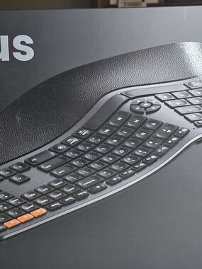 ProtoArc EK01 Plus Ergonomic Wireless Keyboard - Bluetooth Only - No Receiver